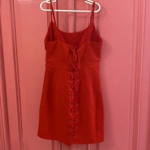 NBD gracey dress in red, size XS, never worn